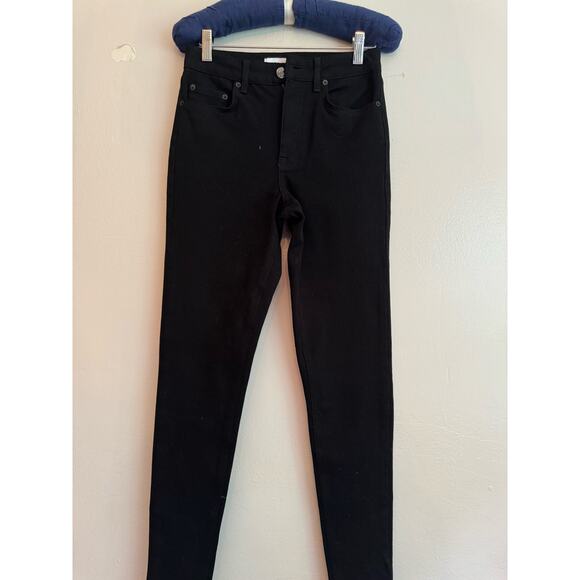 REISS BLACK High RISE SKINNY JEANS size 26 (US 6) - Picture 8 of 11